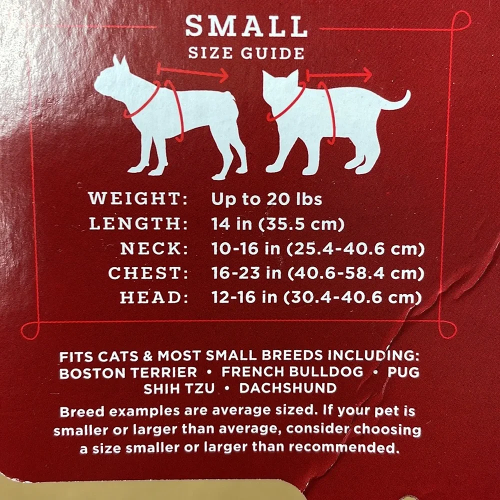 Dog clothing small pet sweater red